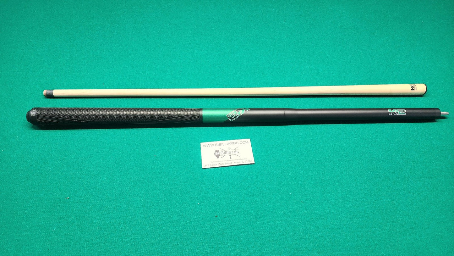 K2 5 IN 1 BREAK/JUMP CUE - GREEN - Fast Shipping! New!!