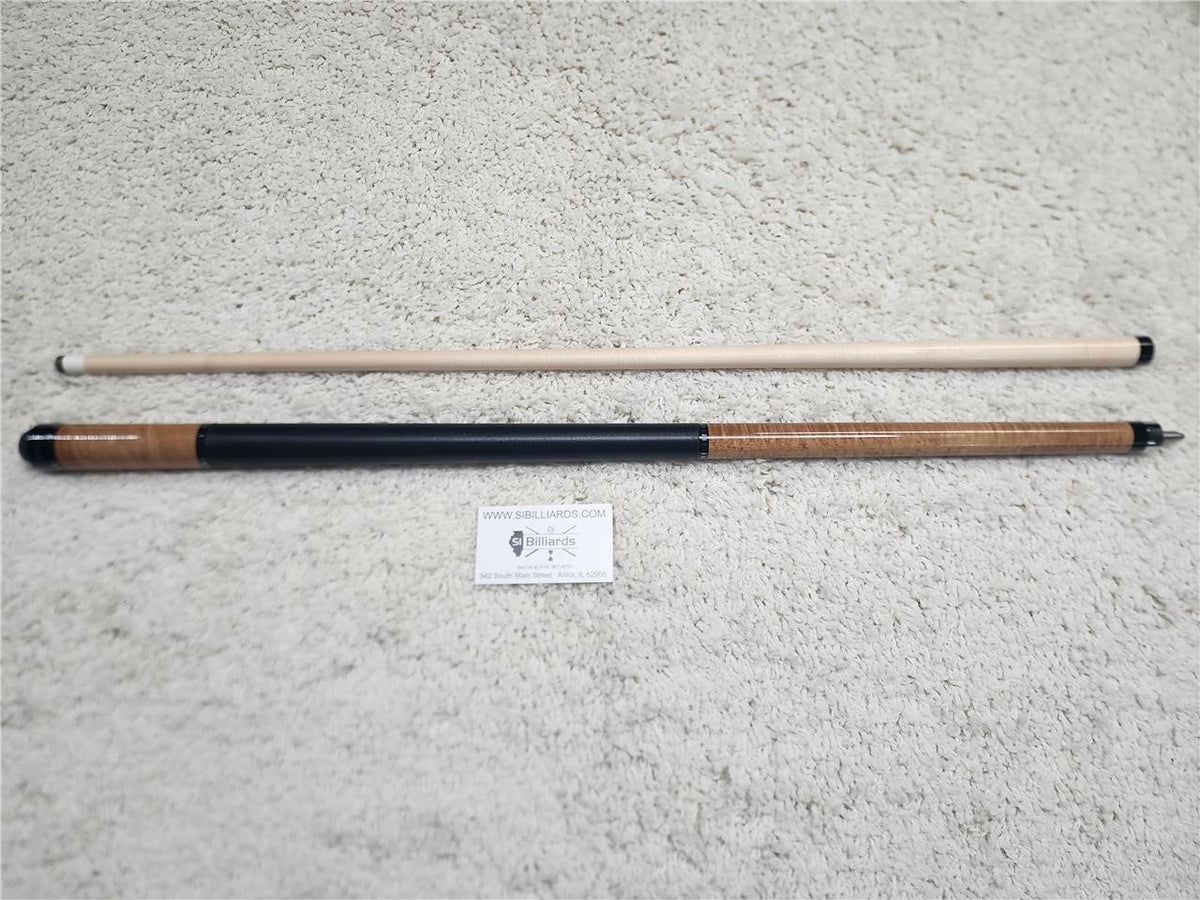 KODA KD30 Pool Cue, Natural Curly Maple, Irish Linen Wrap, Maple Shaft