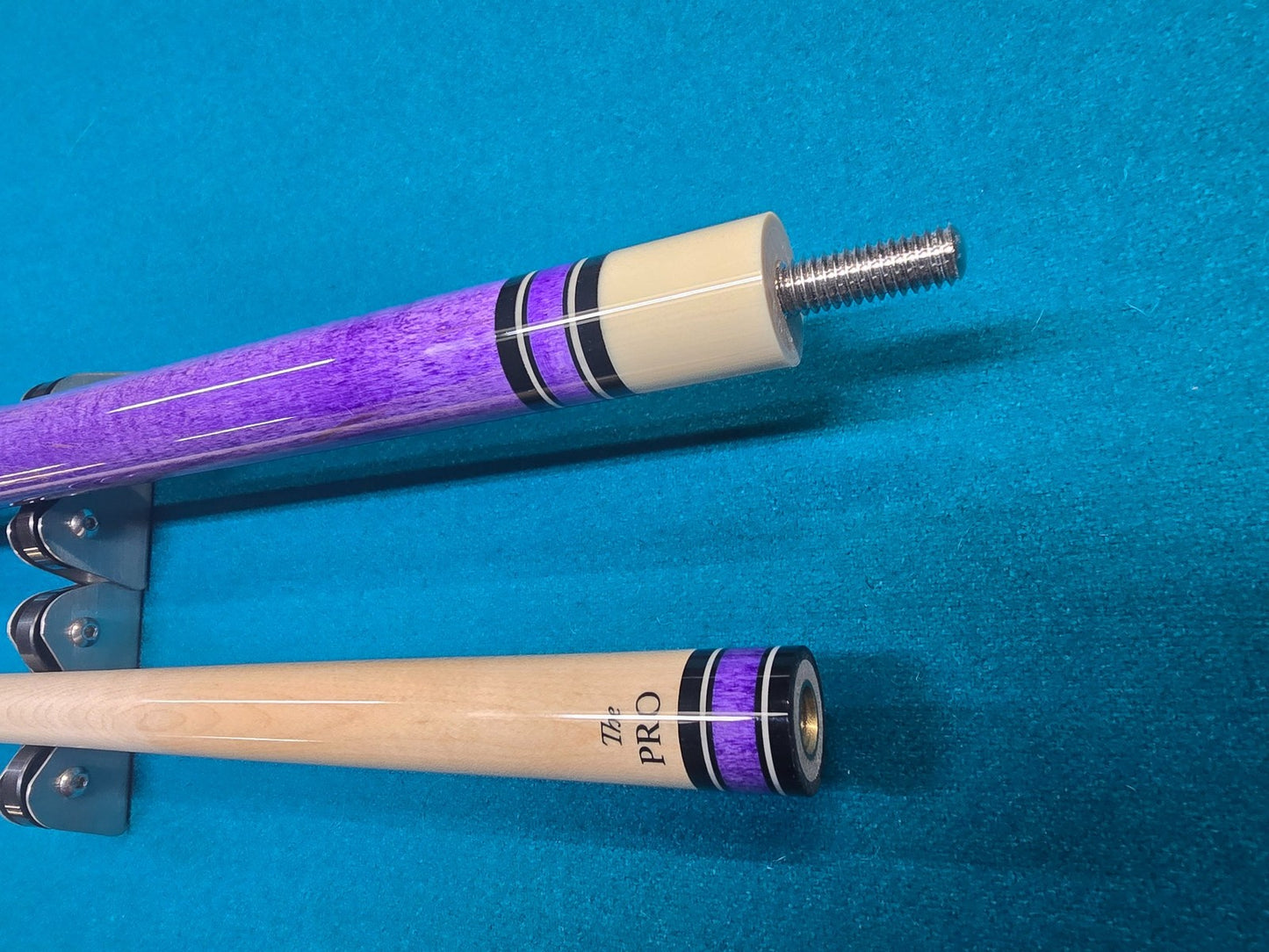 Meucci Luminous Purple Pool Cue 19oz w/ 12.5mm Pro Shaft! Free Hard Case!