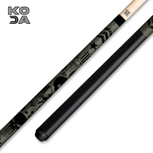 KODA KDV14GM Pool Cue Champange Bronze - Star Pool Cue, 12.5mm Solid Maple Shaft