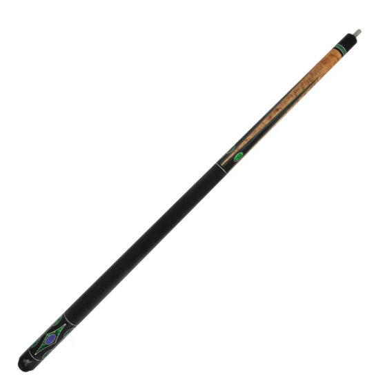 Meucci Crusher Black Pool Cue 19oz w/ 12.5mm Pro Shaft! Free Hard Case!