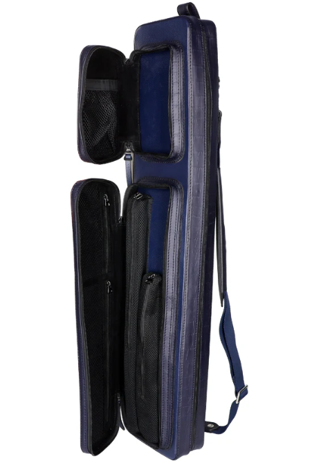Triple 60 Fedor Gorst Limited 4X8 Custom Blue Leather Butterfly Soft Cue Case!