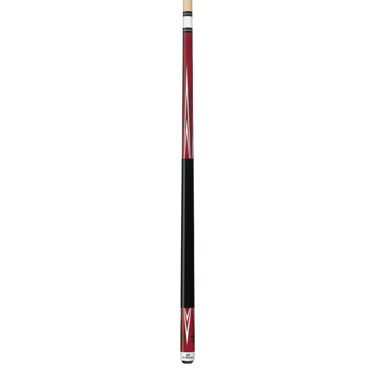 Players C-801 4 Point Crimson Wrapless Cue! Free Shipping!!