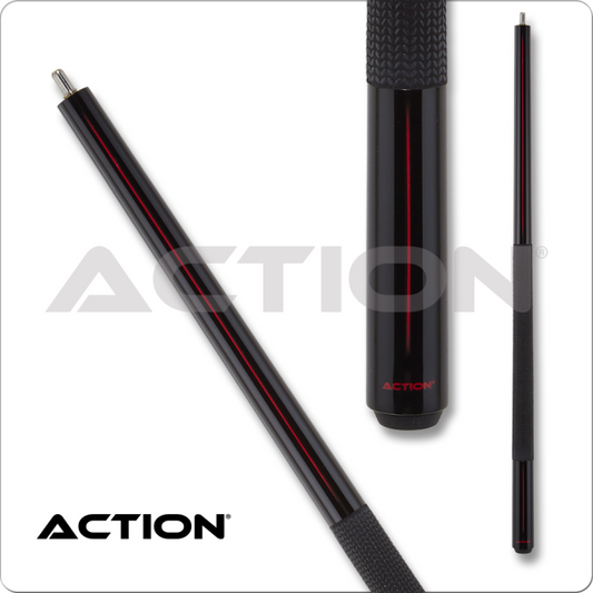 Action ABK05 Black with Red Stripe Break Cue - 25oz! New! Free Shipping!