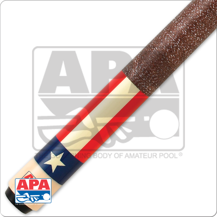 Action APA 03 Pool Cue Red, White, and Blue Free Shipping!