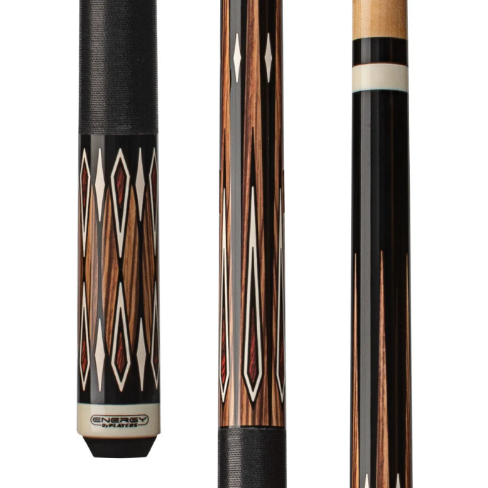 Energy By Players Natural Maple Sneaky Pete Cue With Black Linen Wrap HC17