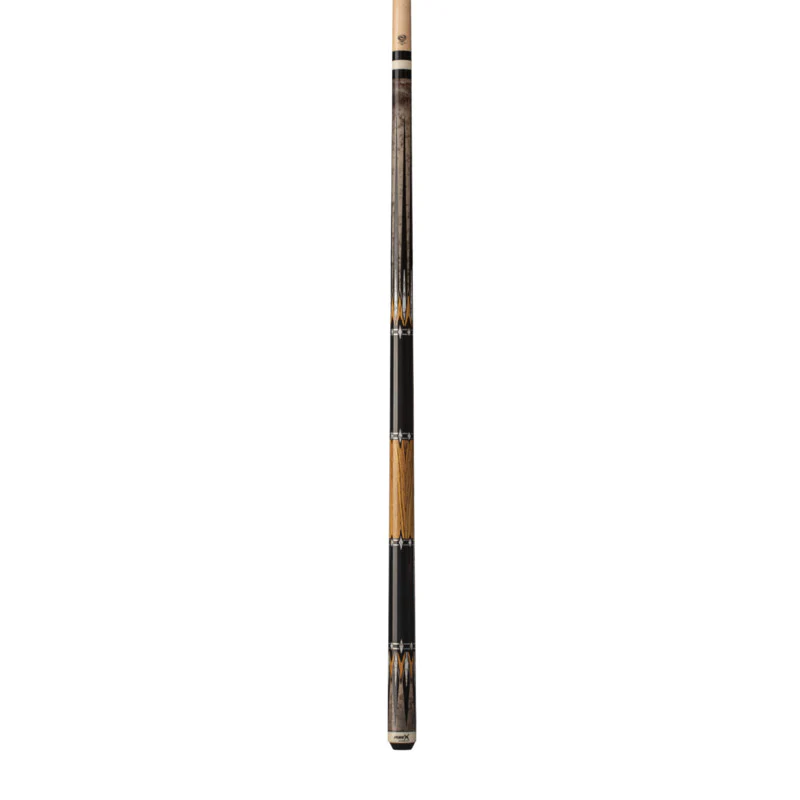 Pure X Grey Stain Birdseye Maple & Bocote Wrapless Cue HXT101