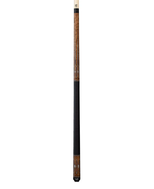 Pure X Coffee Stained Maple & Cocobolo/White Points Cue with Black Linen  HXTE17