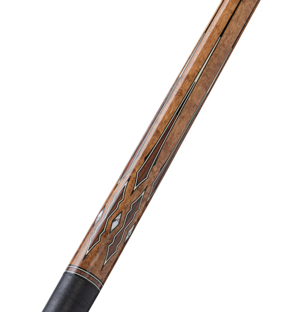 Pure X Coffee Stained Maple & Cocobolo/White Points Cue with Black Linen  HXTE17