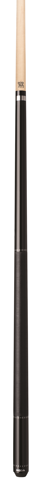 Koda KD23 Pool Cue Black Forearm with Grey  FREE SHIPPING 19 oz 13 mm