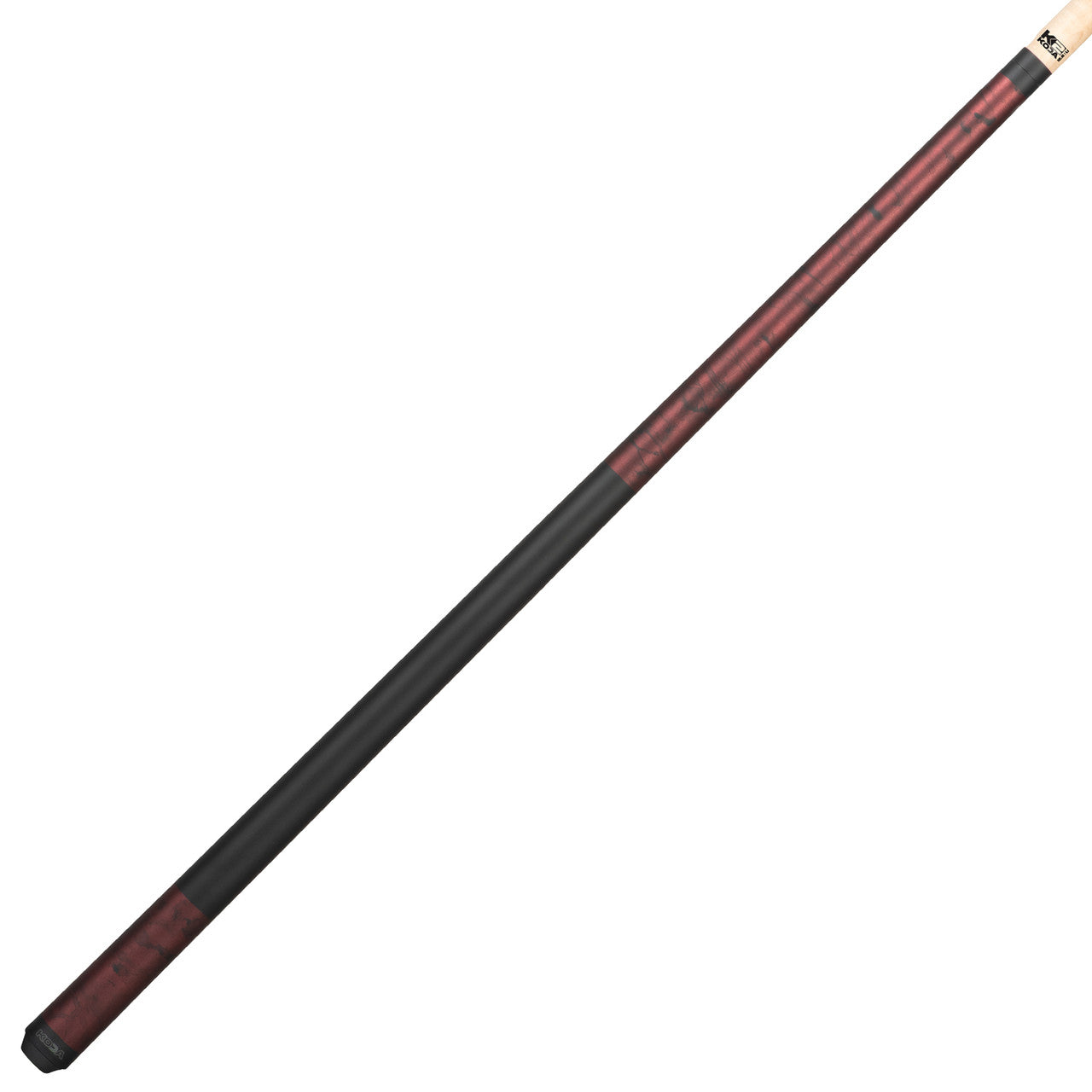 K2 Pool Cue KL103 Matte Burgundy, Black Smoke Play Cue W/ K2 LD 12.5MM Shaft!
