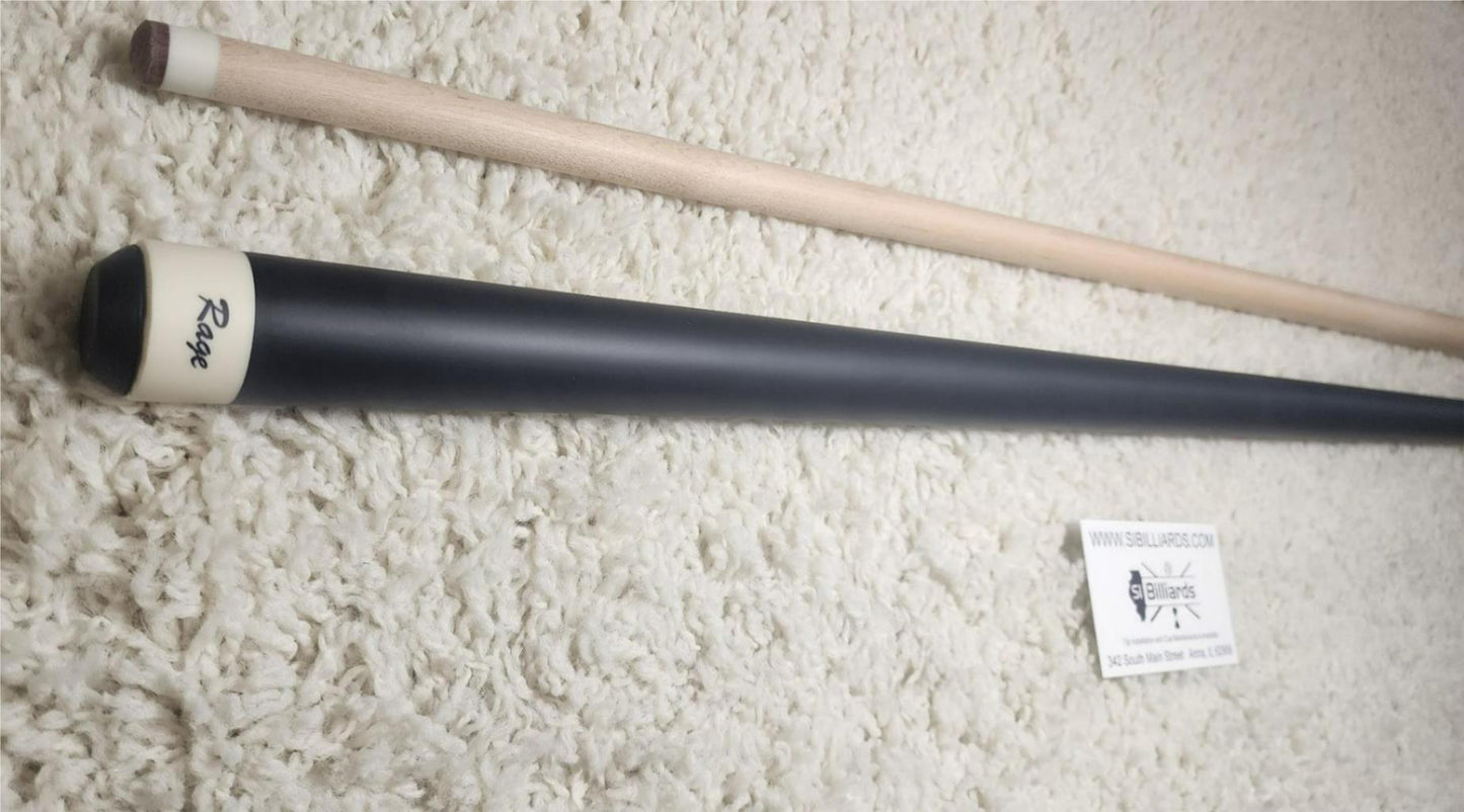 New Rage - RGJBHH Heavy Hitter BLACK Break/Jump 25oz cue - 14mm Shaft