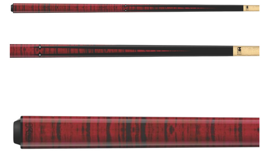 K2 Red Sneaky Pete Radial Pool Cue with 11.75mm Shaft - KLSPRD
