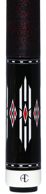 Ariel Carmeli by Viking Diamond Series Red Diamond Pool Cue with Vikore Shaft