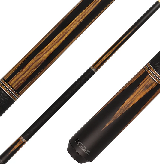 K2 KLSE10 Pool Cue - 6 Point Black and Bocote 12.5mm Low Deflection Shaft!! 19oz