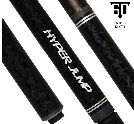 New Triple 60 Hyper Jump Carbon Fiber Jump Cue with Extension