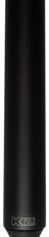 K2 KLLE1N No Wrap Pool Cue – Matte Gray Maple w/ Blue Points, 12.50mm LD Shaft
