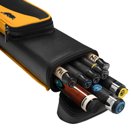 Predator Roadline Black/Yellow Hard Pool Cue Case - 3 Butts x 5 Shafts mo