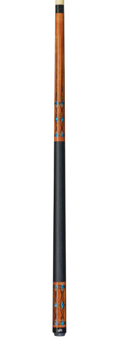 Dufferin Curly Maple & Blue Recon Cue With Faux Leather Wrap! New! Fast Shipping