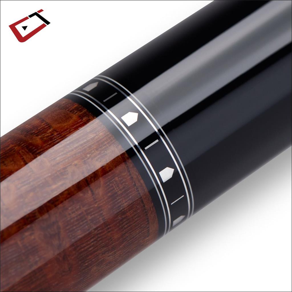 Cuetec Cynergy Truewood Leopard I Pool Cue with 12.5mm Carbon Shaft No Wrap