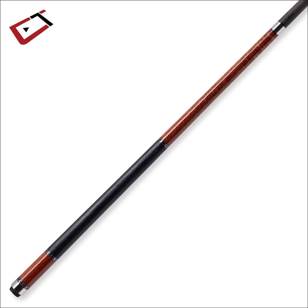 Cuetec Cynergy Truewood Leopard II Pool Cue w/ 11.8mm Carbon Shaft Leather Wrap