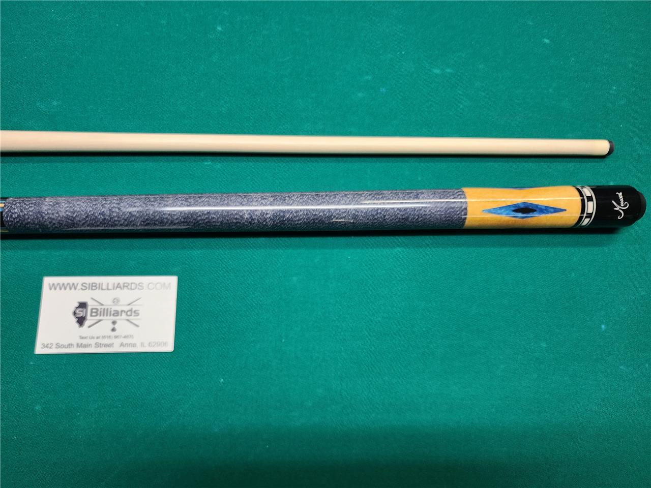 MEUCCI EC-8 Pool Cue (Sky Blue) w/ 12.5mm Pro Shaft, FREE HARD CASE! New!!!!