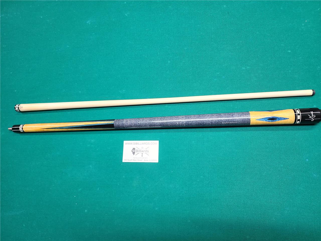 MEUCCI EC-8 Pool Cue (Sky Blue) w/ 12.5mm Pro Shaft, FREE HARD CASE! New!!!!