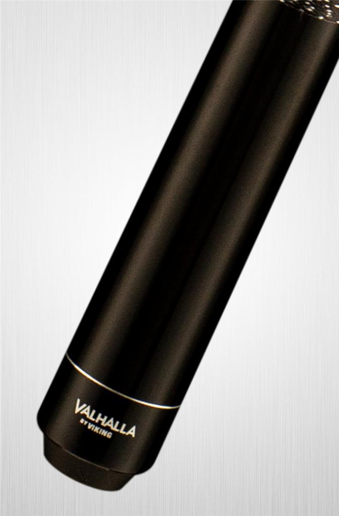 Viking Valhalla VA111 Hard Rock Maple Linen Wrap Pool/Billiard Cue - Black