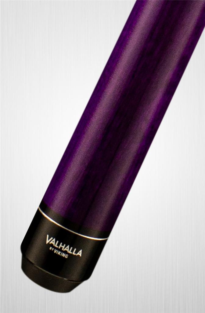 Viking Valhalla VA117 Hard Rock Maple Linen Wrap Pool/Billiard Cue - Purple