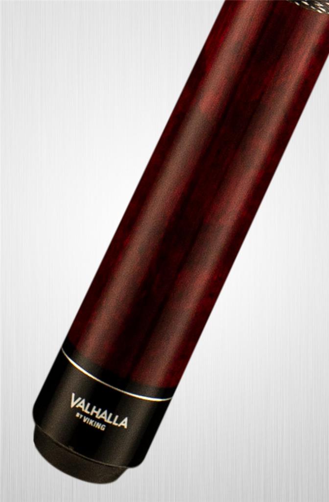 Viking Valhalla VA232 5 Point White Transfer Pool/Billiard Cue - Red Stain