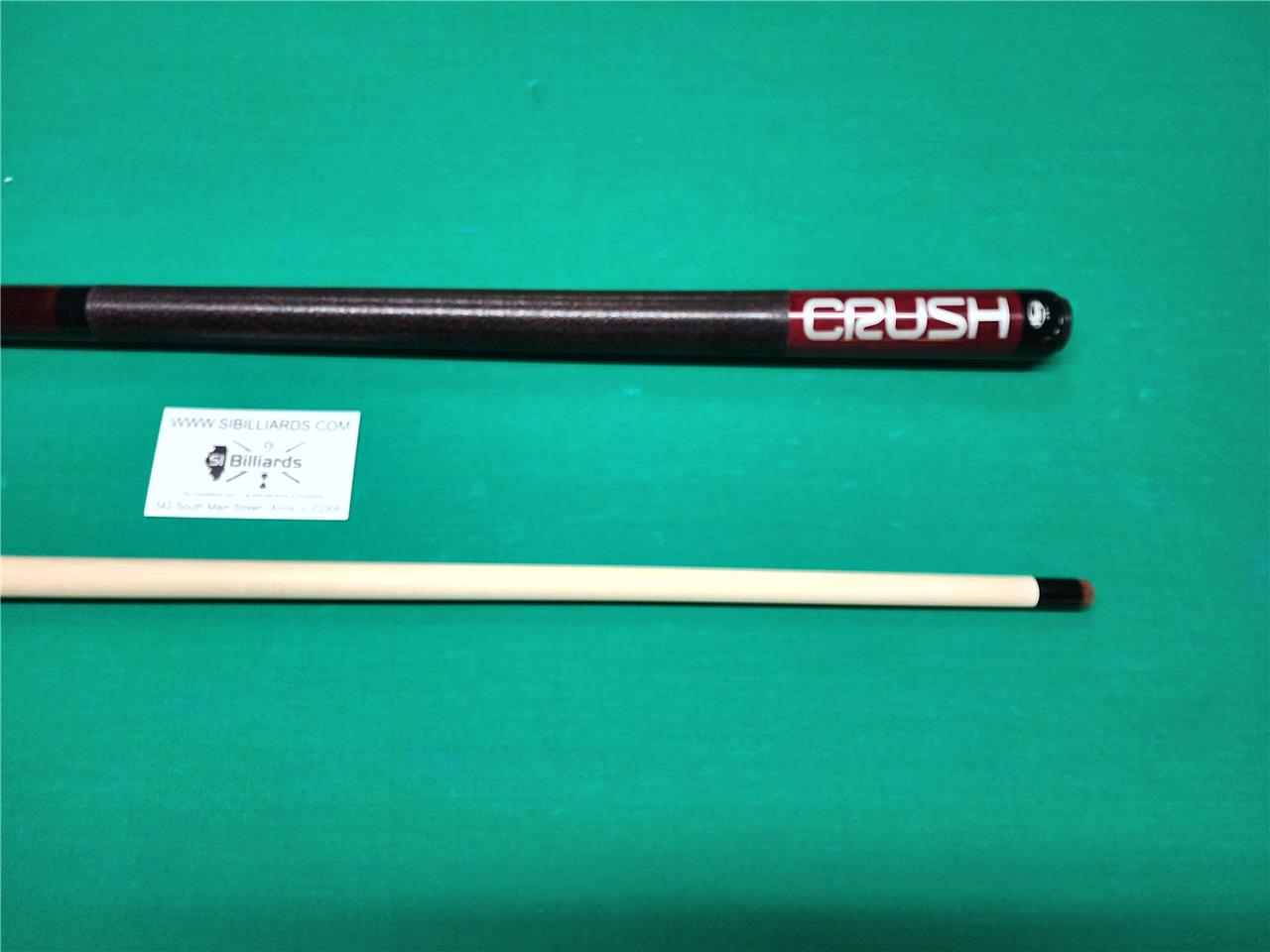 VIKING CRUSH 3-PIECE BREAK / JUMP CUE!! Red!! In Stock!! FREE SHIPPING!!!!