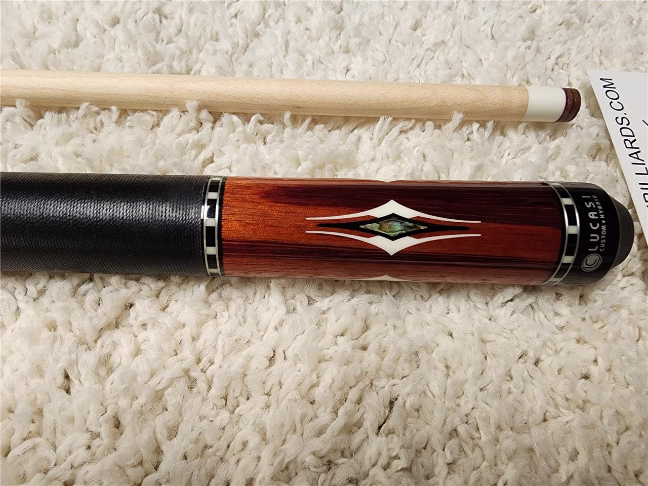 Lucasi LUX 62 Custom Cue Uniloc 11.75MM LTD New, Fast Shipping!