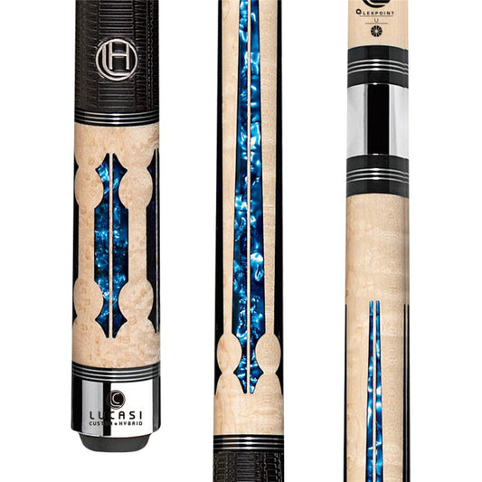 Lucasi Hybrid LHC97 Birds-Eye Maple Pool Cue/Billiard Stick With Kamui Pro Tip