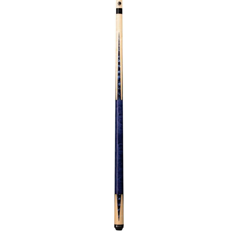 LZC16 Lucasi Custom Billiard Pool Cue Stick Crushed Blue Flexpoint Birdseye