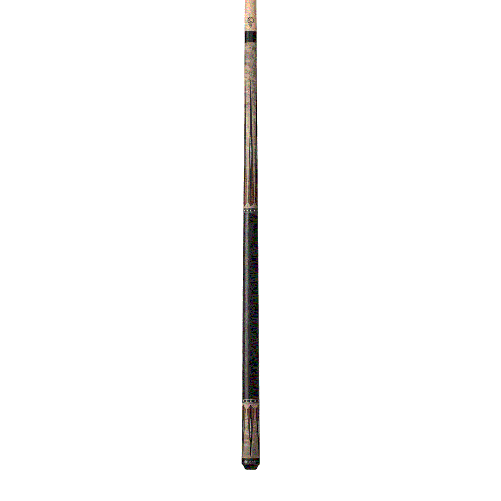 LZC57 Pool Cue Grey Wash Birdseye Maple Zero Flexpoint 11.75 mm Slim Shaft