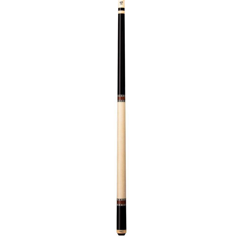 PureX HXTC9 Pool Cue Mystic Black with Cocobolo Handle with Low Deflection Shaft