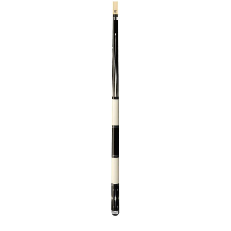 PureX HXT90 Kamui Black Soft Tip Traditional Silver Accents Technology Pool Cue