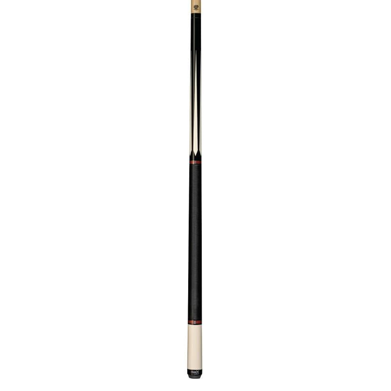 PureX HXT96 Low Deflection Pool Cue Stick Black with White Points 12.75mm Shaft