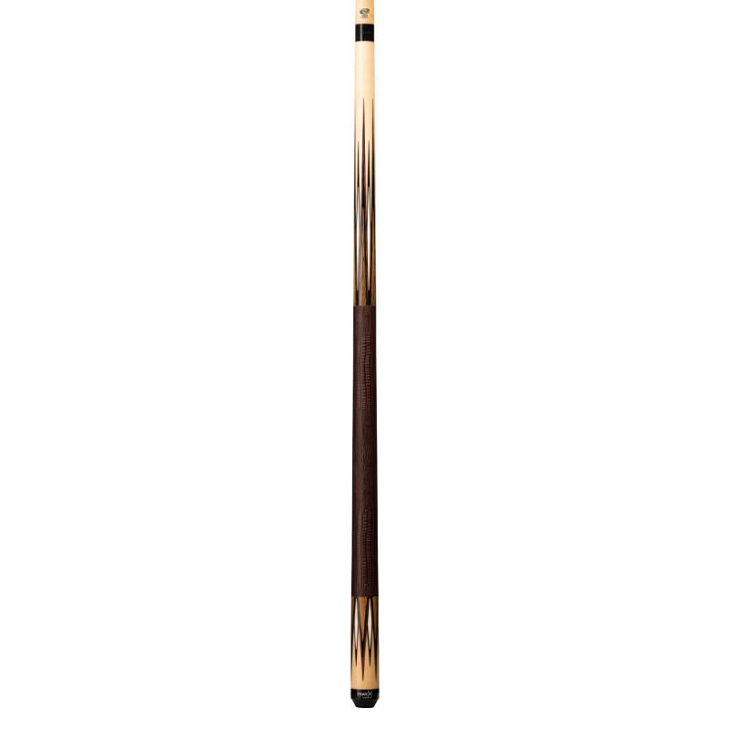 PureX HXTE14 Pool Cue Natural Birdseye Maple w/ Cocobolo, Bocote and Ivory Graph