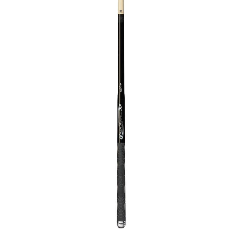 Pure X HXT-P1 BLACK, 4-Piece Jump/Break Pool Cue, XLG Quad Faced Phenolic Tip