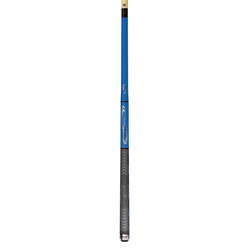 Pure X HXT-P4 Blue, 4-Piece Jump/Break Pool Cue, XLG Quad Faced Phenolic Tip