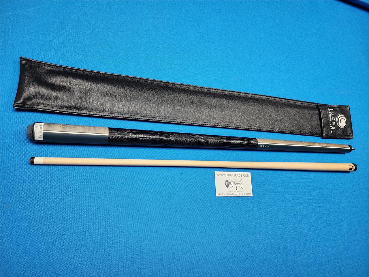 LZDU15 LUCASI DUO HALF PAINT/HALF EXOTIC WOOD SERIES POOL CUE! New!!!